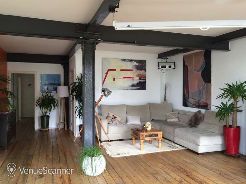 Converted Warehouse, Living Room/Kitchen