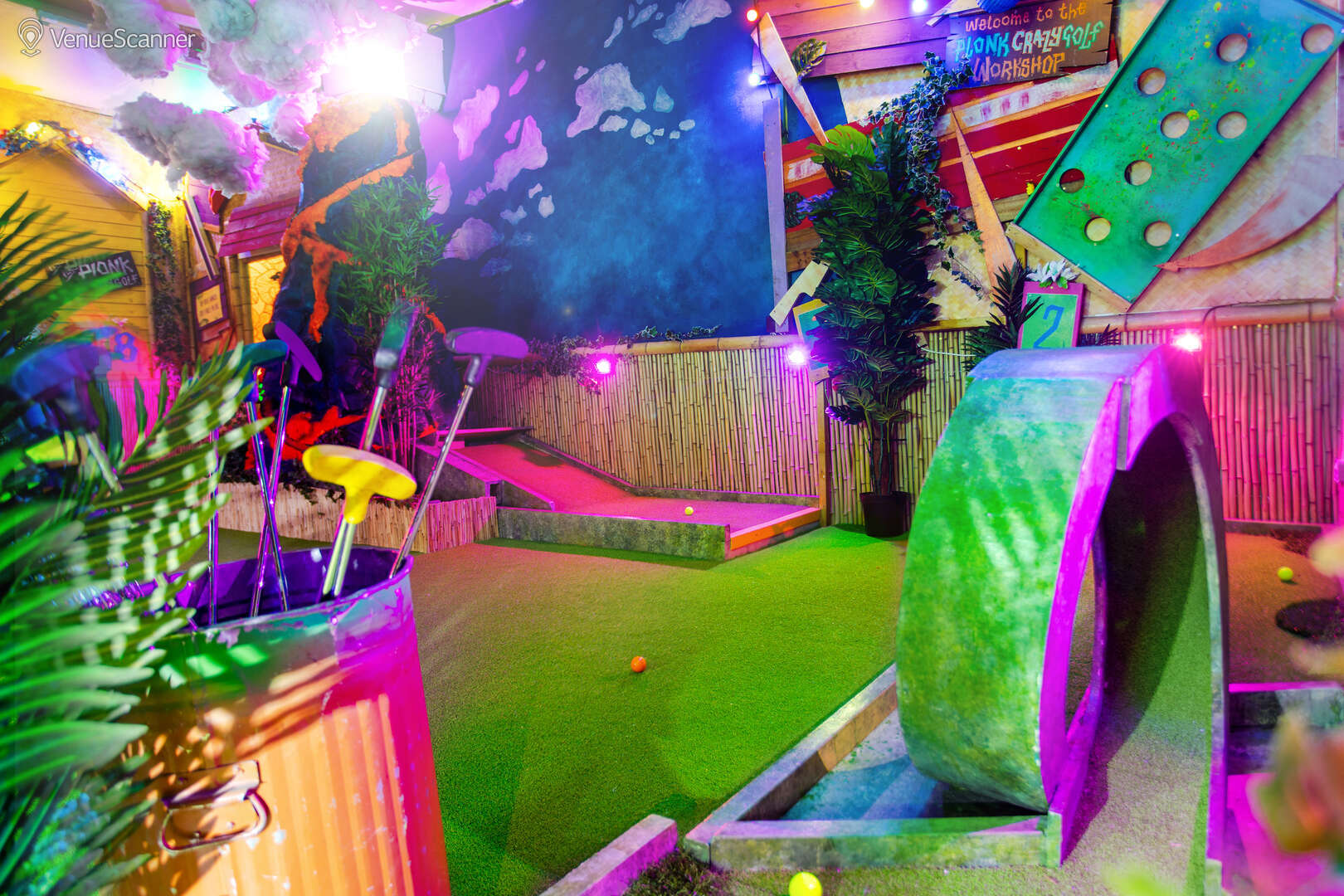 Hire Plonk Crazy Golf Shoreditch The Whole Course