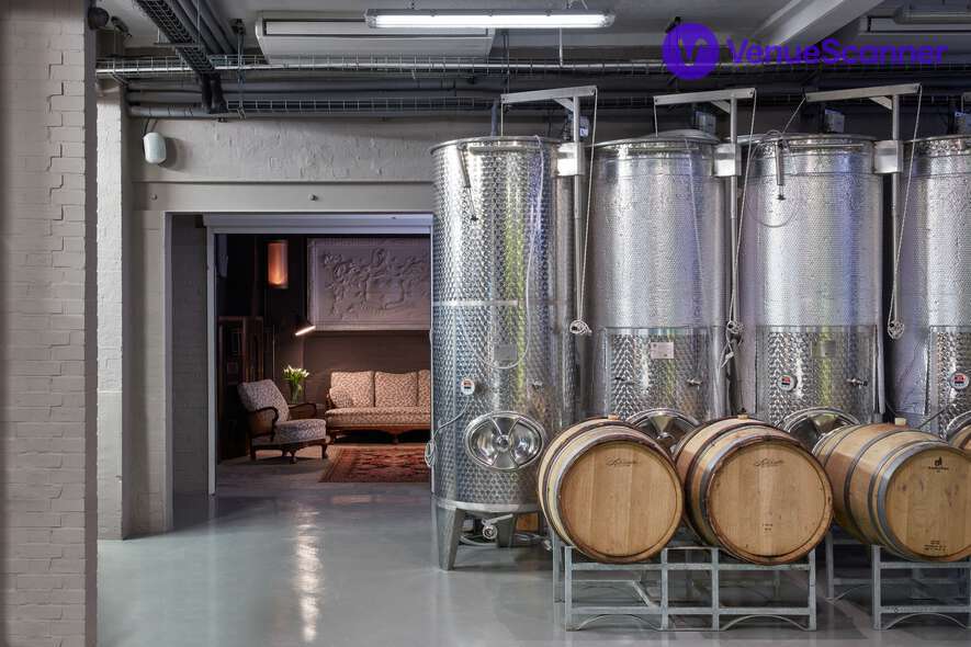 Hire London Cru Urban Winery Barrel Room 12