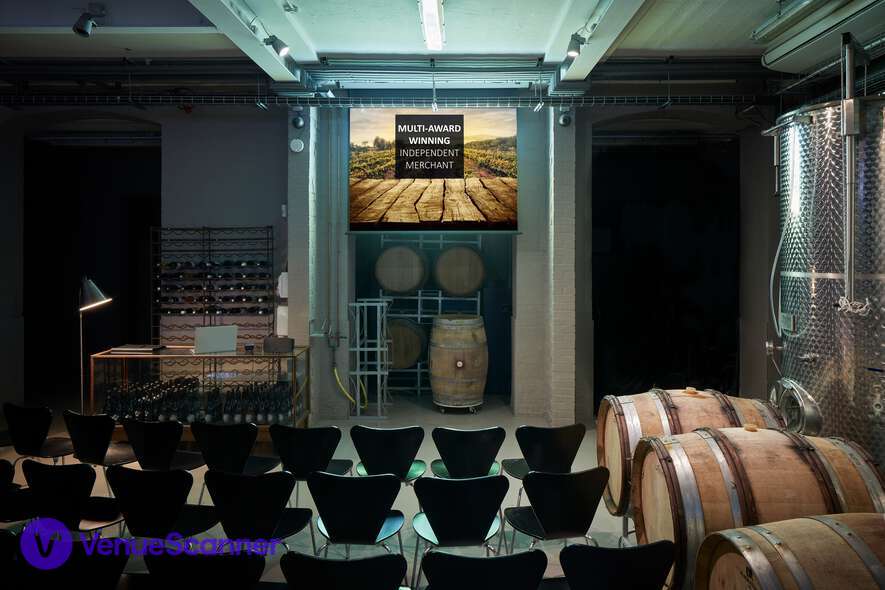 Hire London Cru Urban Winery Barrel Room 15