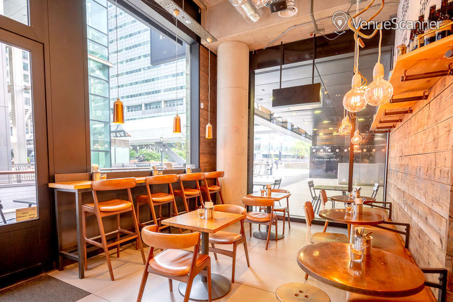 Hire Notes Coffee Roasters & Bars - Canary Wharf Full Venue W/ Outdoor Space