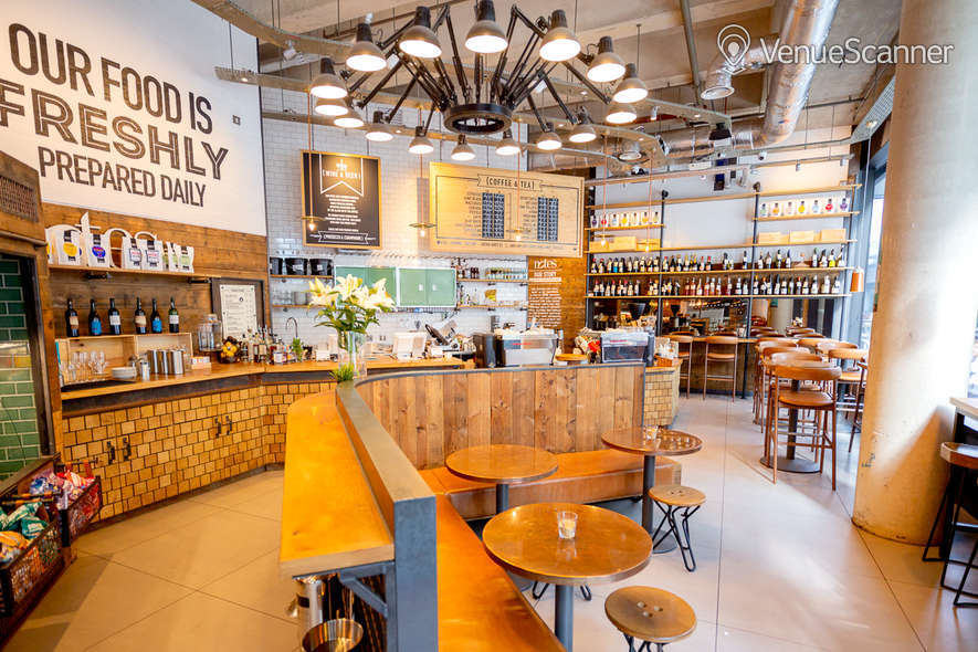 Hire Notes Coffee Roasters & Bars - Canary Wharf Full Venue W/ Outdoor Space 6