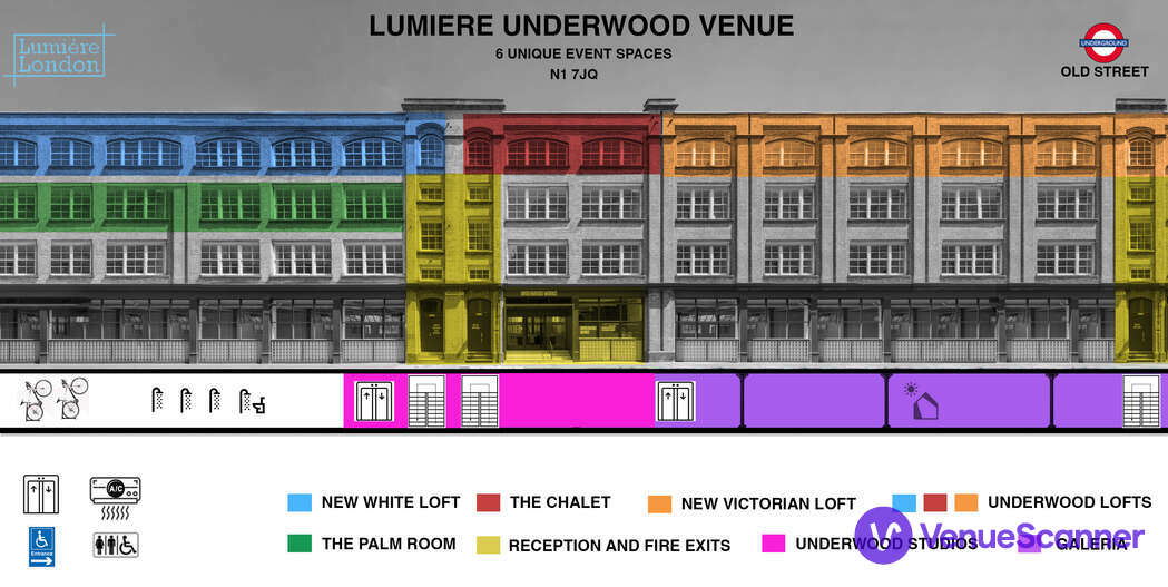 Hire Lumiere London - Old Street 119
